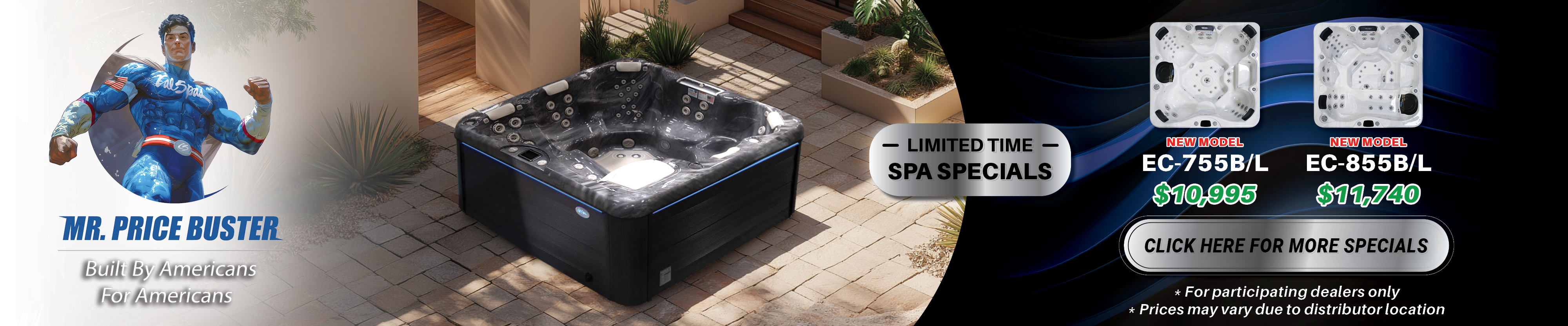 Calspas hot tub being used in a family setting - Lansing